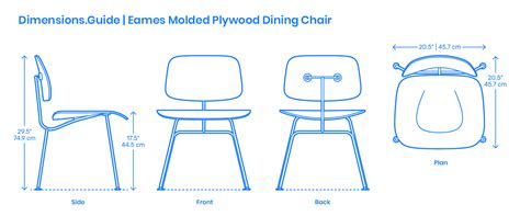 Eames Wire Base Side Chair Dimensions And Drawings Dimensionsguide