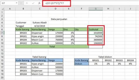 Belajar Excel Cara Menggunakan Rumus Vlookup Dan Hlookup Pada Excel