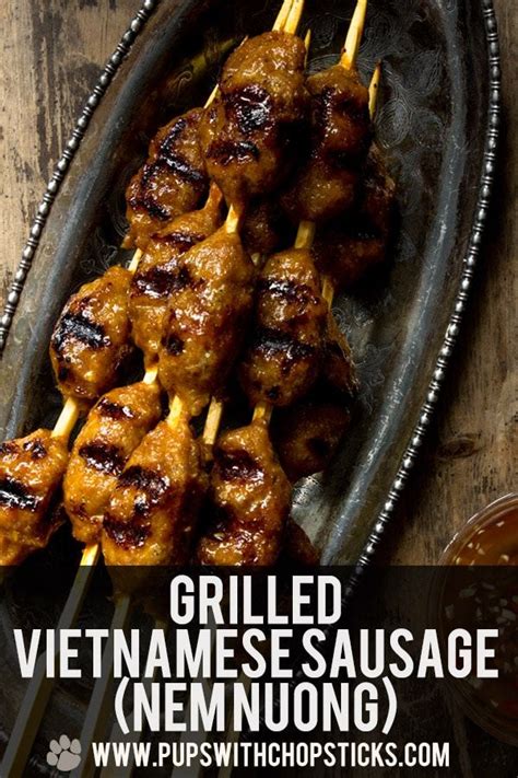 You can find a lot of excellent reasons for living in the 21st century; Grilled Vietnamese Pork Sausages (Nem Nuong) | Recipe ...