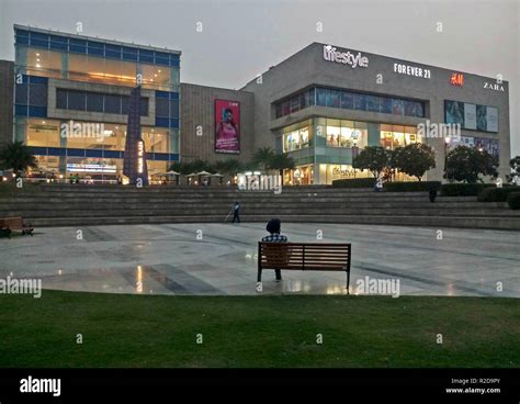 A Man Seen Resting Outside The Shopping Mall In Mohali India Mohali