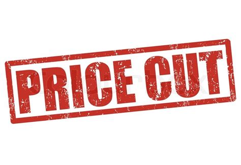 Mobile app available for ios and android™ devices. Price cut stamp | Stock Vector | Colourbox