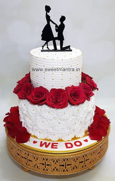 Order designer wedding cake in pune | sweet mantra. Cake Design For Engagement Ceremony - 436 Engagement Cakes ...