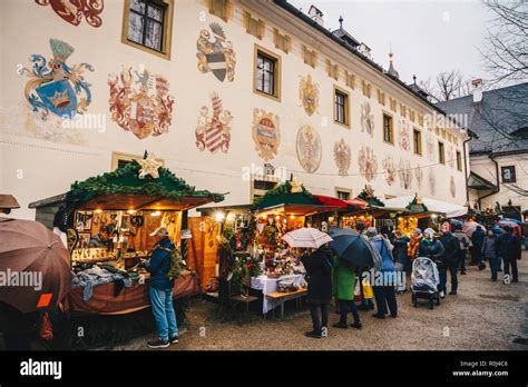 Gmunden Schloss Ort Or Schloss Orth Christmas Market Inside The Castle