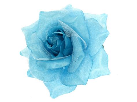 Blue orchids hair clip by hawaiian hairlooms on etsy. Blue Rose Flower Hair Clip - Buy 1 Get 1 Free