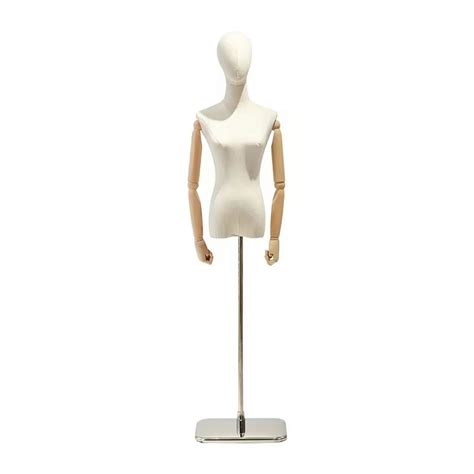 Female Fabric Covered Female Mannequin Torso Fashion Half Body