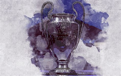 2k Free Download Champions League Cup Grunge Art Sports Trophy