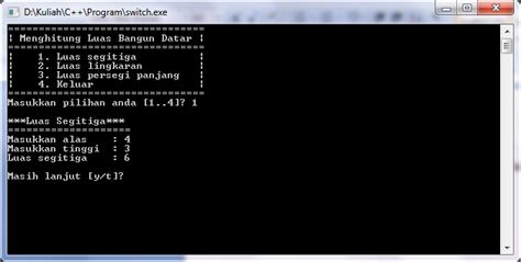Sistem operasi menjadi contoh yang menonjol untuk software sistem, pada dasarnya. Zein.inc: CONTOH PROGRAM KONDISI SWITCH-CASE PADA C++ MENGGUNAKAN DEV C++