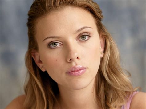Scarlett Johansson Face Image Hd Desktop Wallpaper Widescreen High