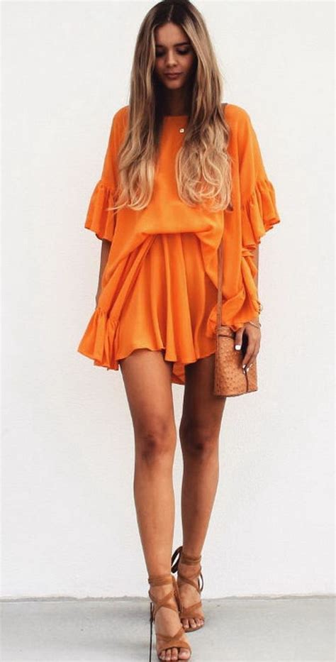 40 Attractive Orange Outfits To Make You Look Young And Fresh With