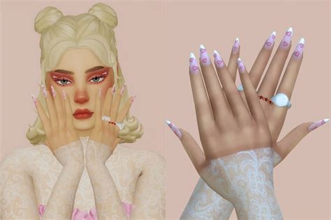 The Ultimate List Of Sims Nails Cc New Fingernail Polish Cc For The