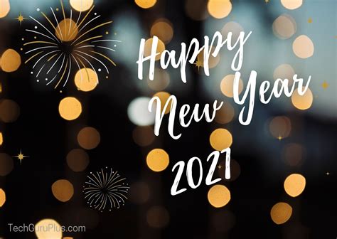 Happy New Year 2021 Greeting Wallpaper