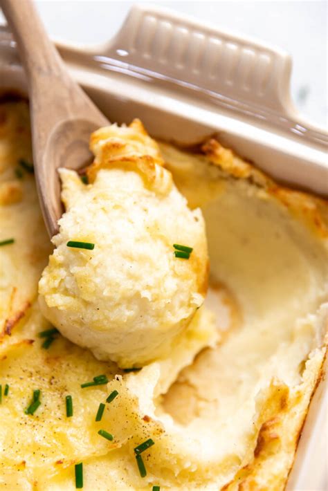 the best creamiest baked mashed potatoes modern crumb