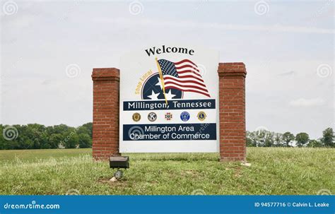 Welcome To Millington Tennessee Editorial Photo Image Of Tennessee