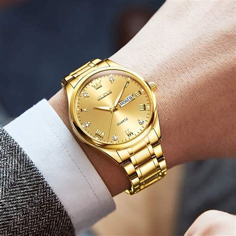 よろしくお Watch For Men Gold Wrist Watches Mechanical Automatic Self