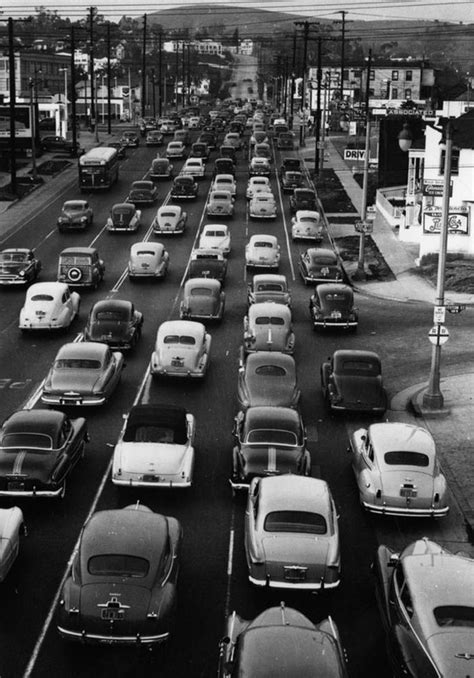 Way Back Then Traffic Jams Of The Past History Daily