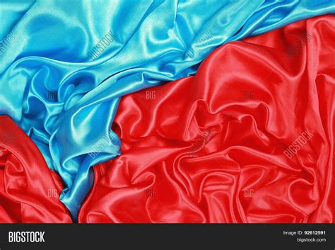 Blue Red Silk Cloth Image And Photo Free Trial Bigstock
