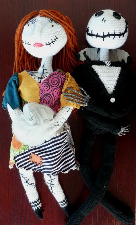 3 Jack And Sally Skellington Sally Skellington Halloween Crochet