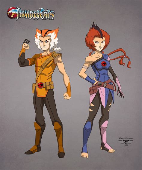 Wilykat And Wilykit Redesigns Steven Wayne Ellison Thundercats Characters Thundercats