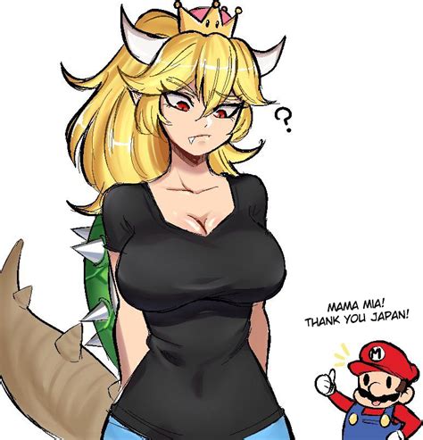 Bowsette And Mario Mario And 1 More Drawn By Nairdags Danbooru