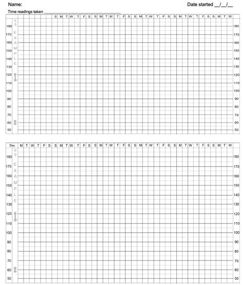 Printable Blood Pressure Tracking Chart And Pulse Log