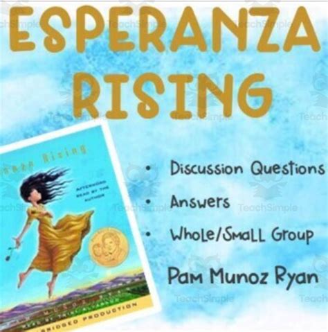 Esperanza Rising Discussion Questions By Teach Simple