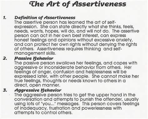 Assertiveness 101 Being Assertive Means That You Communicate Your Own Needs And Wants In A Way