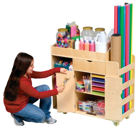 15 posts related to childrens craft table with storage. Guidecraft Ulitmate Art Cart - Modern - Toy Organizers ...