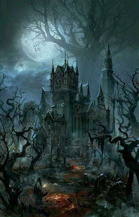 Epic Fantasy Landscapes Dark Fantasy Art Fantasy Castle Fantasy