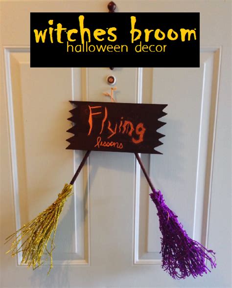 Witches Broom Halloween Decor My Crafty Spot Crafty Broom