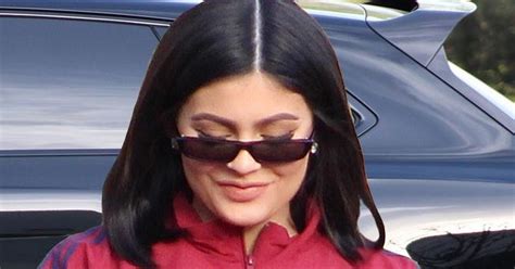 New Mum Kylie Jenner Shows Off Toned Bum In Tight Trackies As She