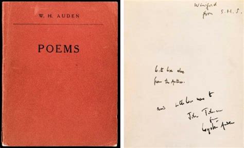 Auden Wystan Hugh 1907 1973 Poems London S Tephen H S Pender