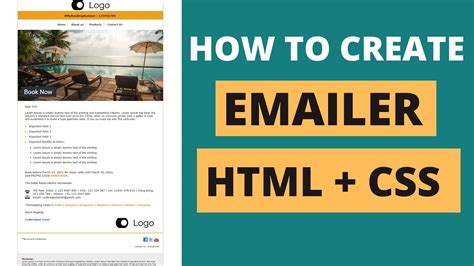 How To Create Emailer Using Html Css Basic Emailer Creation