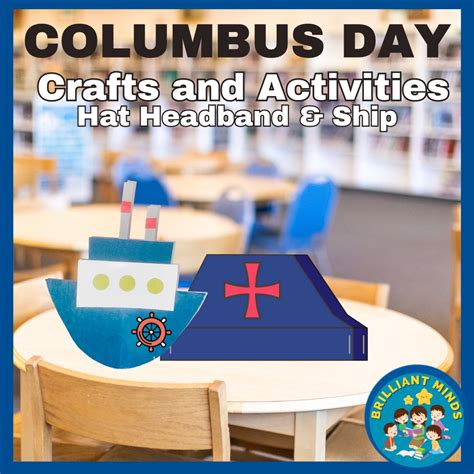 Columbus Day Crafts Paper Crown Hat Headband And Ship Craft Activities
