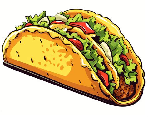 Tasty Taco Illustration Midjourney 52 Image Full Prompt Promptalot