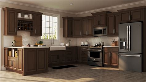 If you want to buy your kitchen cabinets at prices cheaper then home depot then you need to look for a factory direct cabinet company like woodstone cabinetry. Hampton Wall Kitchen Cabinets in Cognac - Kitchen - The ...