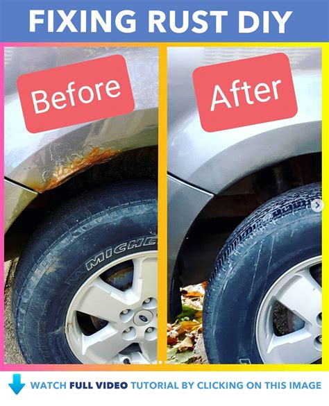 How To Fix Rust On A Car Fender I Am Awesome Amazing Diy Videos