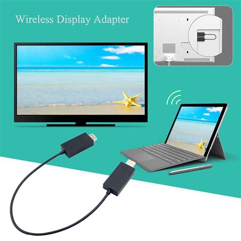 1080p Wireless Display Adapter Receiver Hdmi And Usb Port For Microsoft
