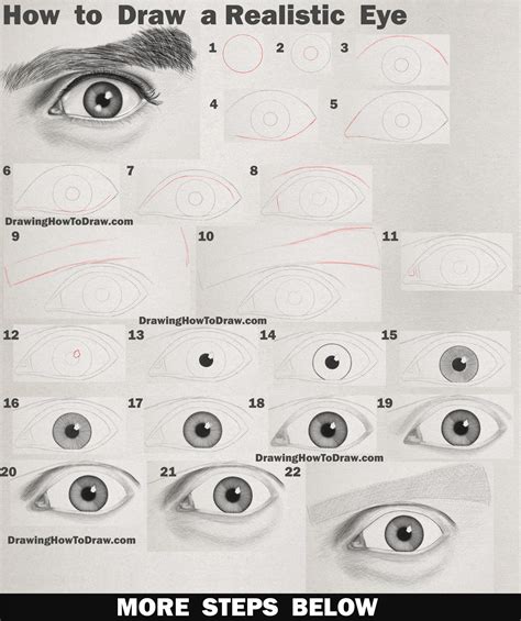How To Draw Realistic Eyes Step By Step Drawing Techn Vrogue Co