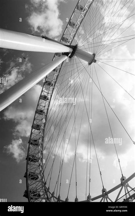 Low Angle View Of Ferris Wheel Stock Photo Alamy
