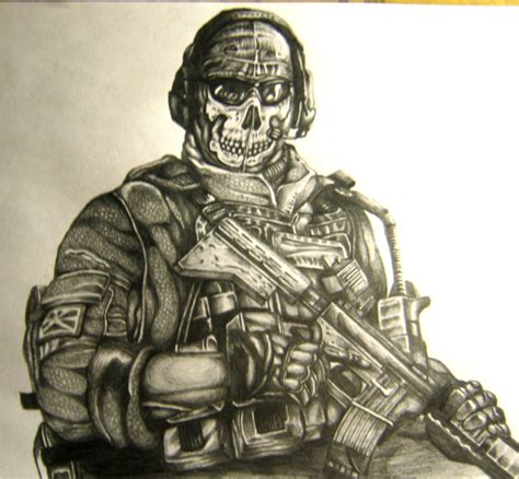 Mw2 Ghost By Hkintell On Deviantart