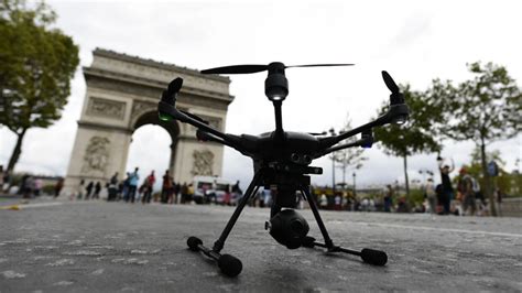 Drone Festival Takes Over The Champs Elysées In Paris
