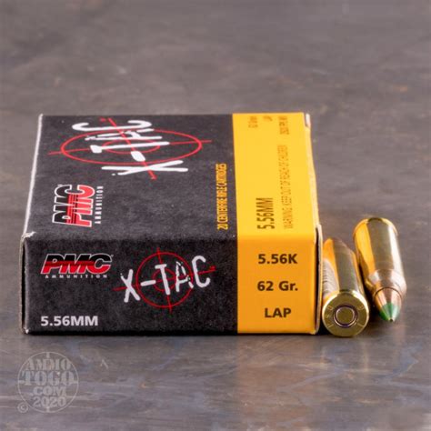 556 Nato Pmc X Tac 62gr Green Tip 1000 Rounds Greenwalt Firearms