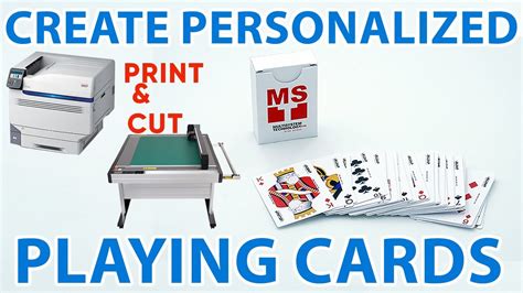 Customized Playing Cards Print And Cut Solution By Labelgraff Youtube