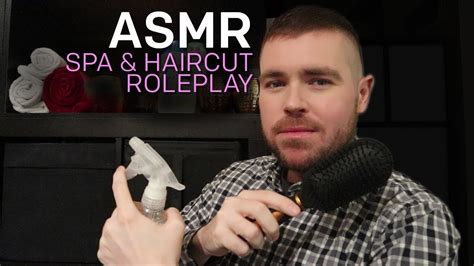 ASMR Spa Haircut Roleplay With An EPIC Scalp Massage YouTube