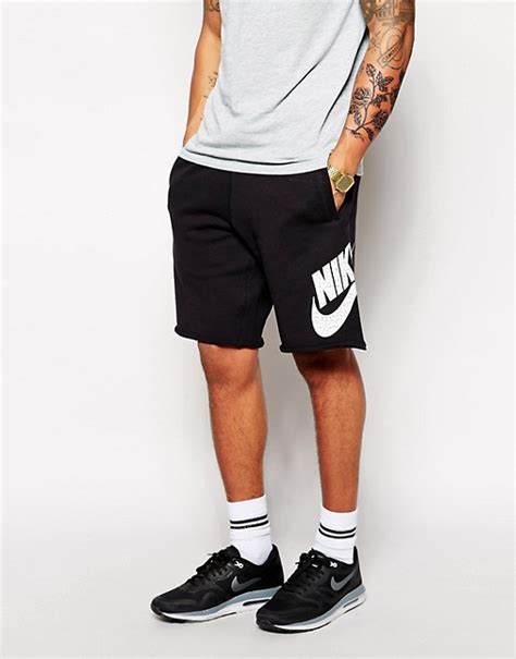 Nike Nike Aw77 Sweat Shorts With Large Logo