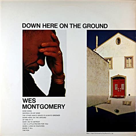 Wes Montgomery Down Here On The Ground Jazzcat Record