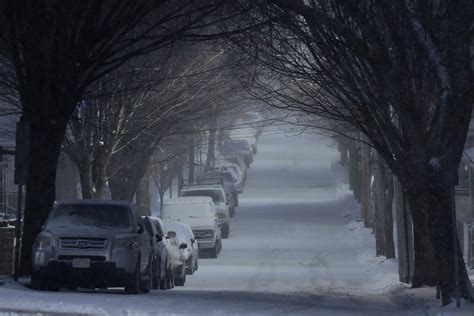 Winter Storm Churns Up East Coast With Deep Snow High Winds Wbur News