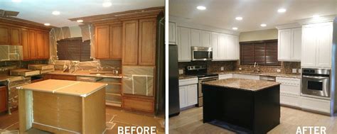 Before and after cabinet refinishing center. artistic refinishing cost effective reglazing refinishing ...
