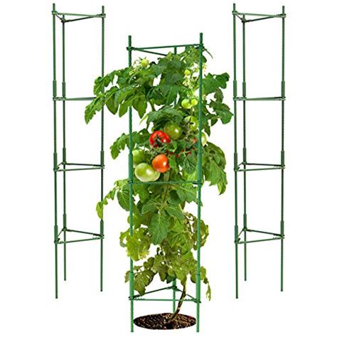 K Brands Tomato Cage Plant Stakes And Support With Clips 3 Pack