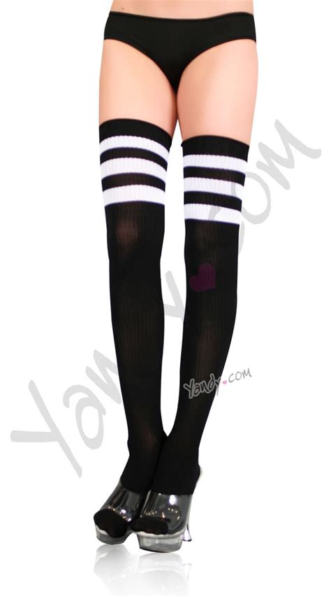 Athletic Ribbed Thigh Highs Athletic Thigh High Socks Thigh High Socks Thigh